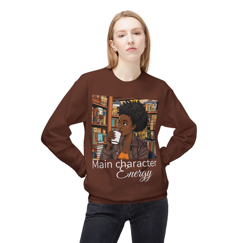 Cozy Illustrated Sweatshirt, Comfortable Crewneck for Book Lovers, Perfect Gift for Readers and Writers, Cute Cozy Wardrobe Essential, [...]