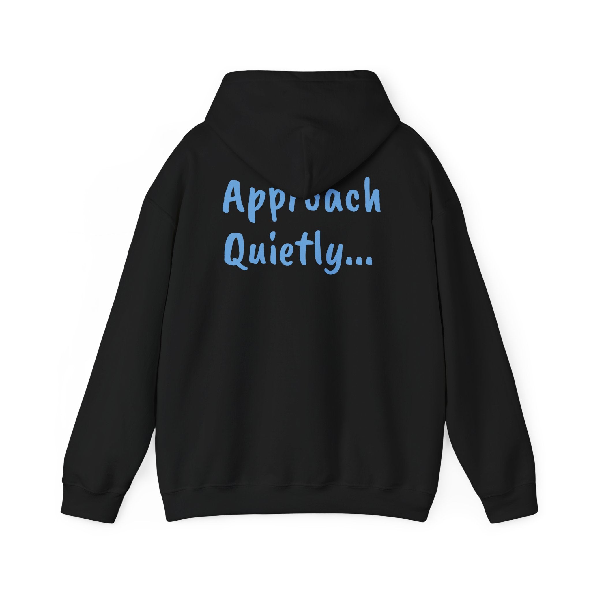 Reading Hoodie - "Approach Quietly" Cozy Booklover Pullover