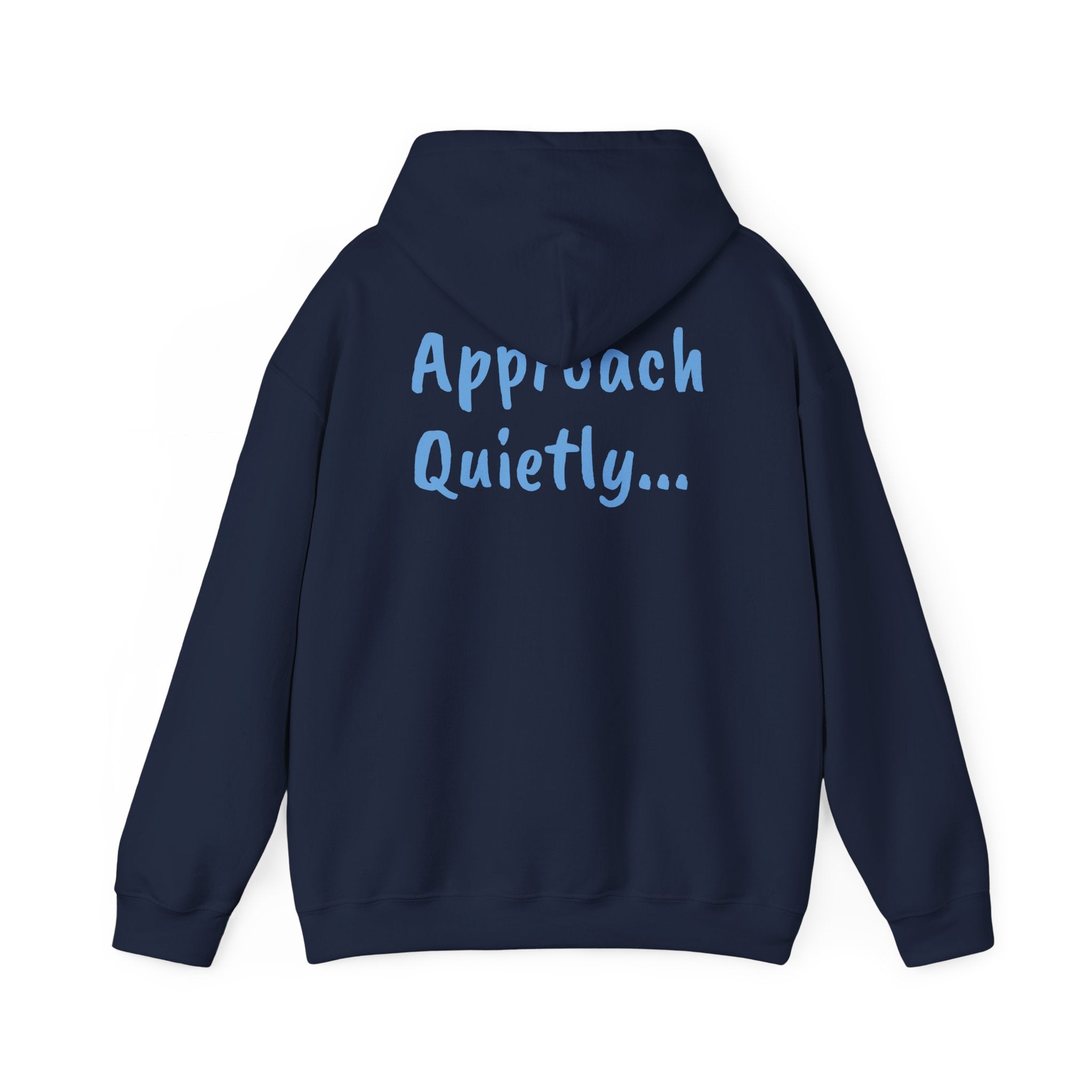 Reading Hoodie - "Approach Quietly" Cozy Booklover Pullover