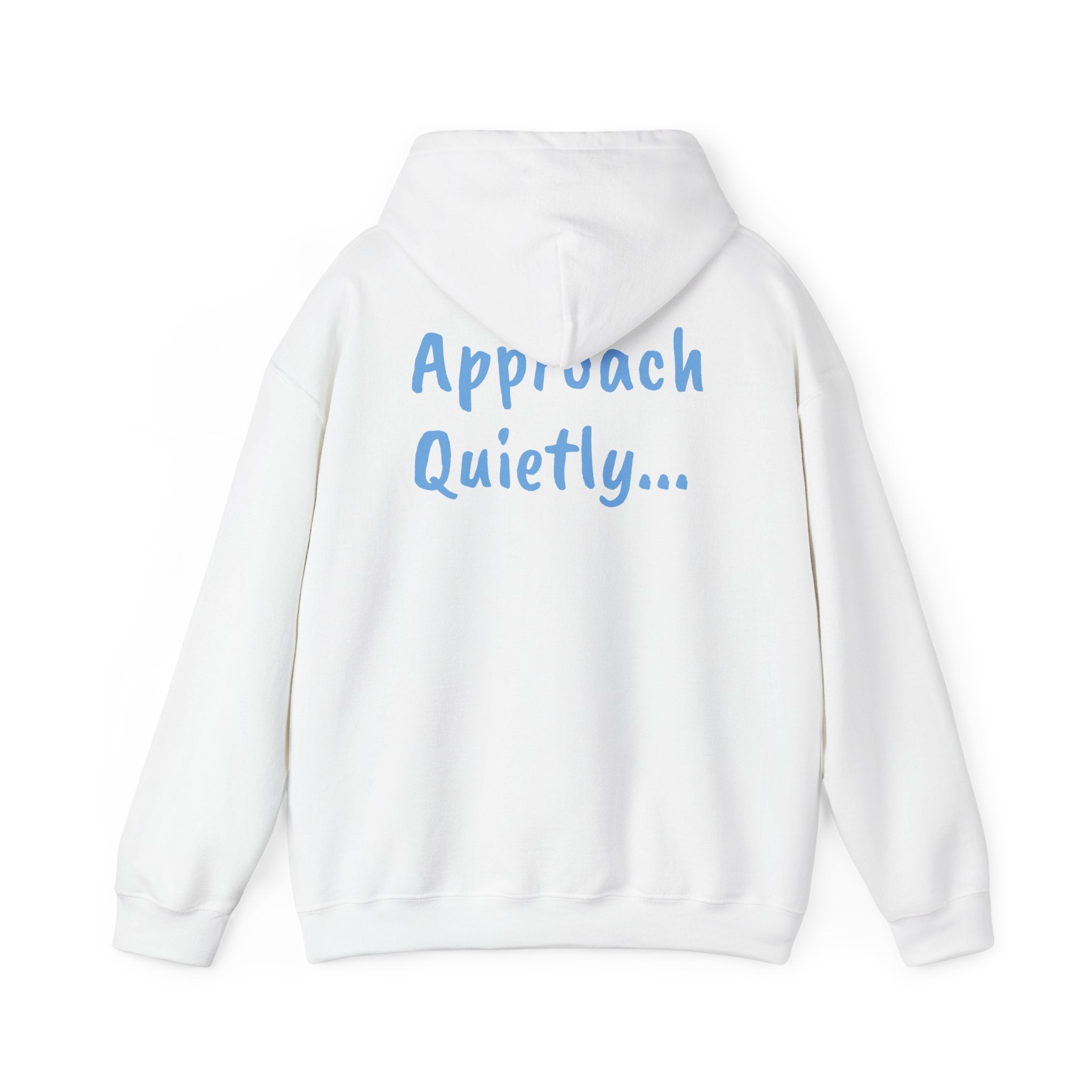 Reading Hoodie - "Approach Quietly" Cozy Booklover Pullover