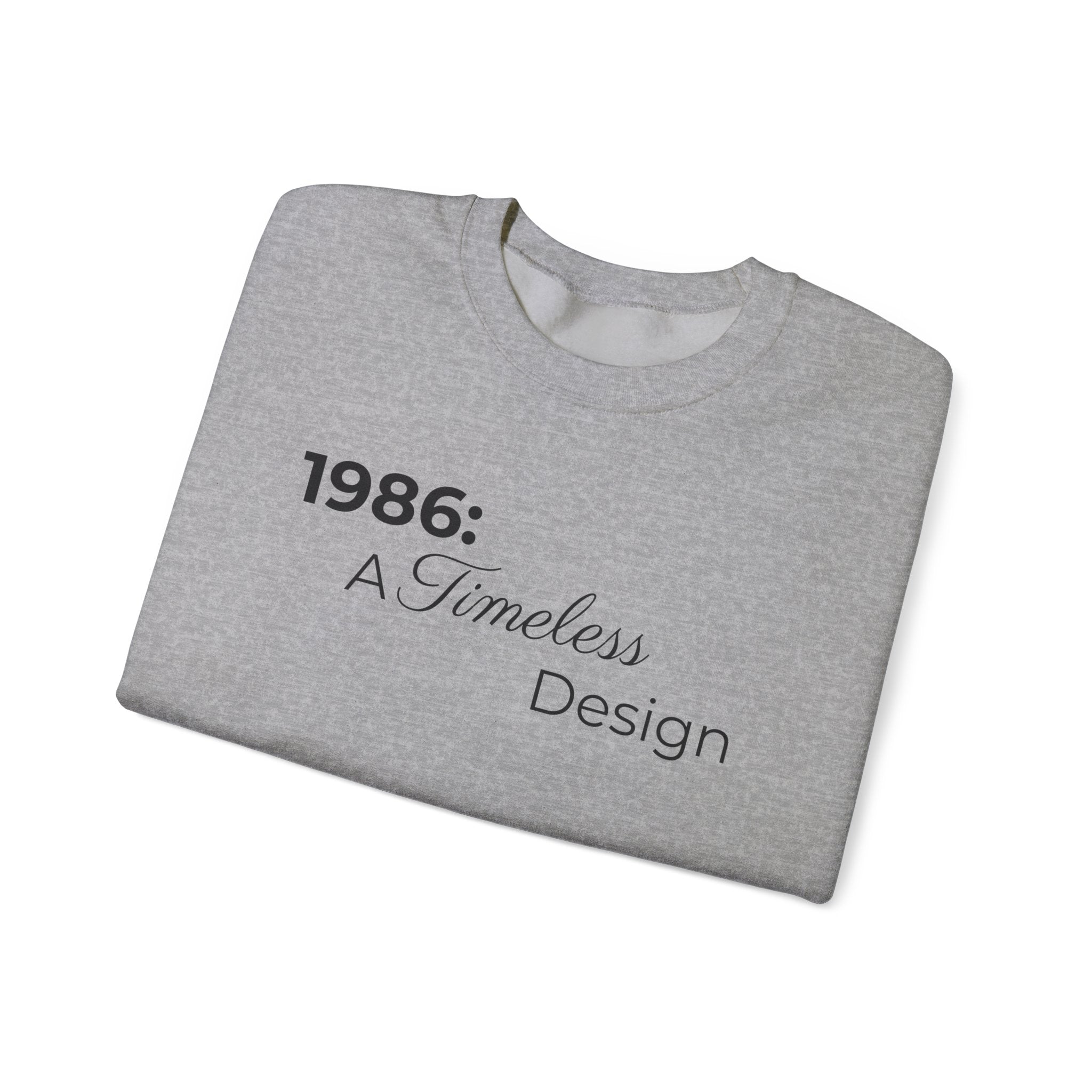 1986: A Timeless Design Sweatshirt