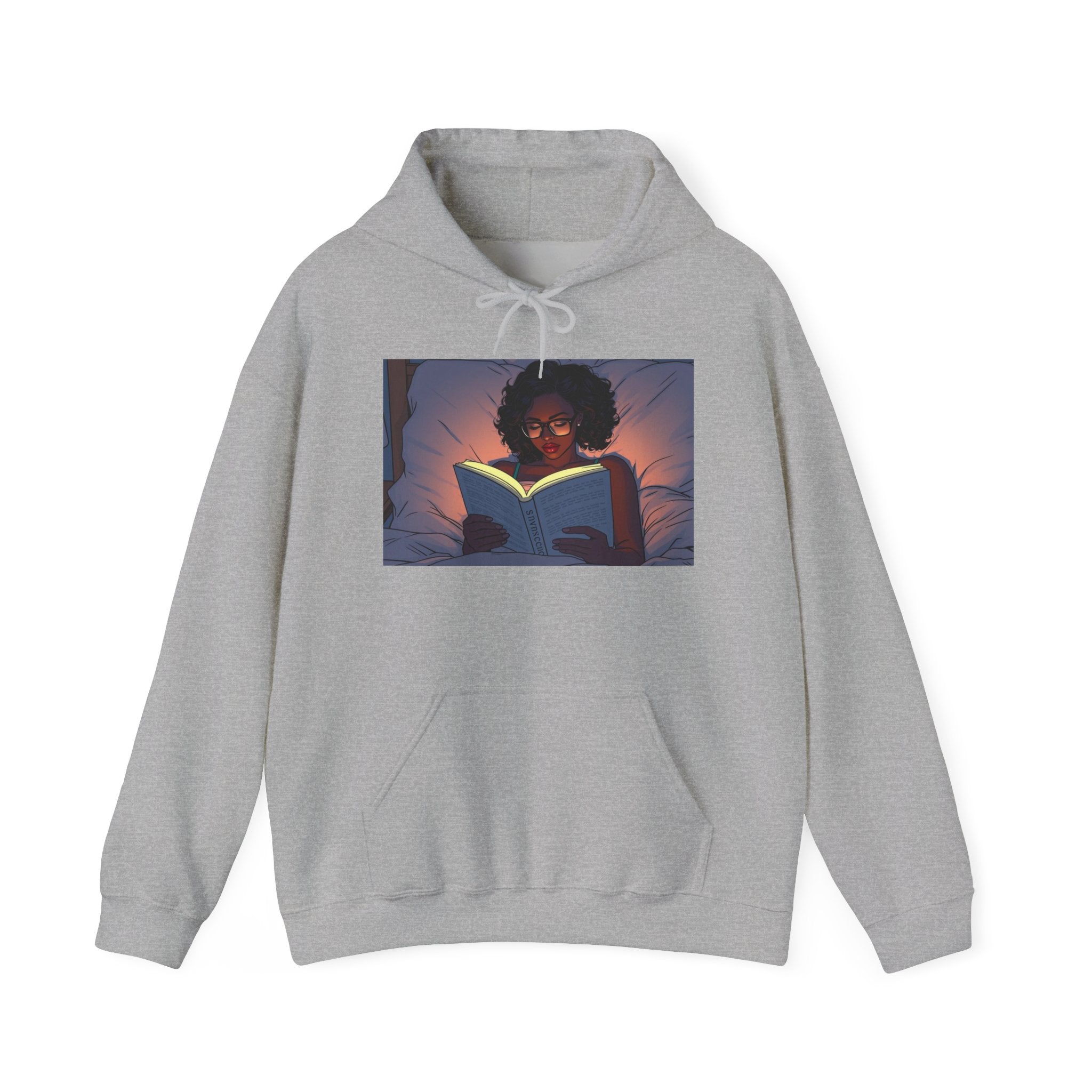 Reading Hoodie - "Approach Quietly" Cozy Booklover Pullover
