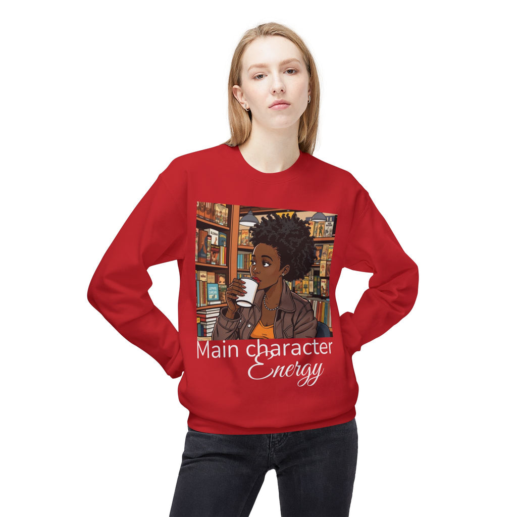 Cozy Illustrated Sweatshirt, Comfortable Crewneck for Book Lovers, Perfect Gift for Readers and Writers, Cute Cozy Wardrobe Essential, [...]