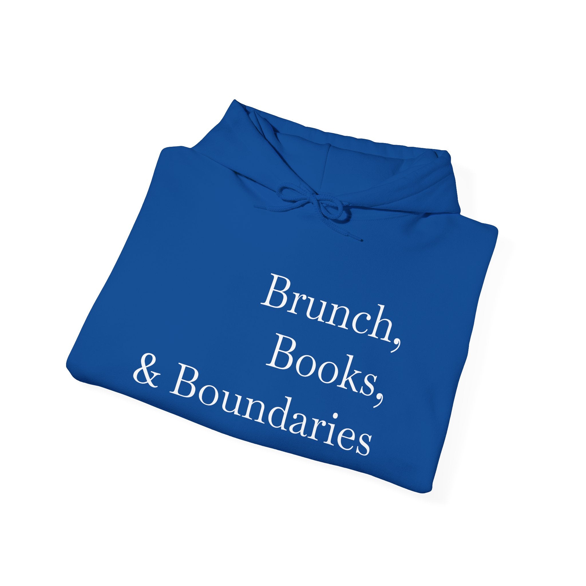 Brunch, Books & Boundaries Hoodie - Sweatshirt for Book Lovers