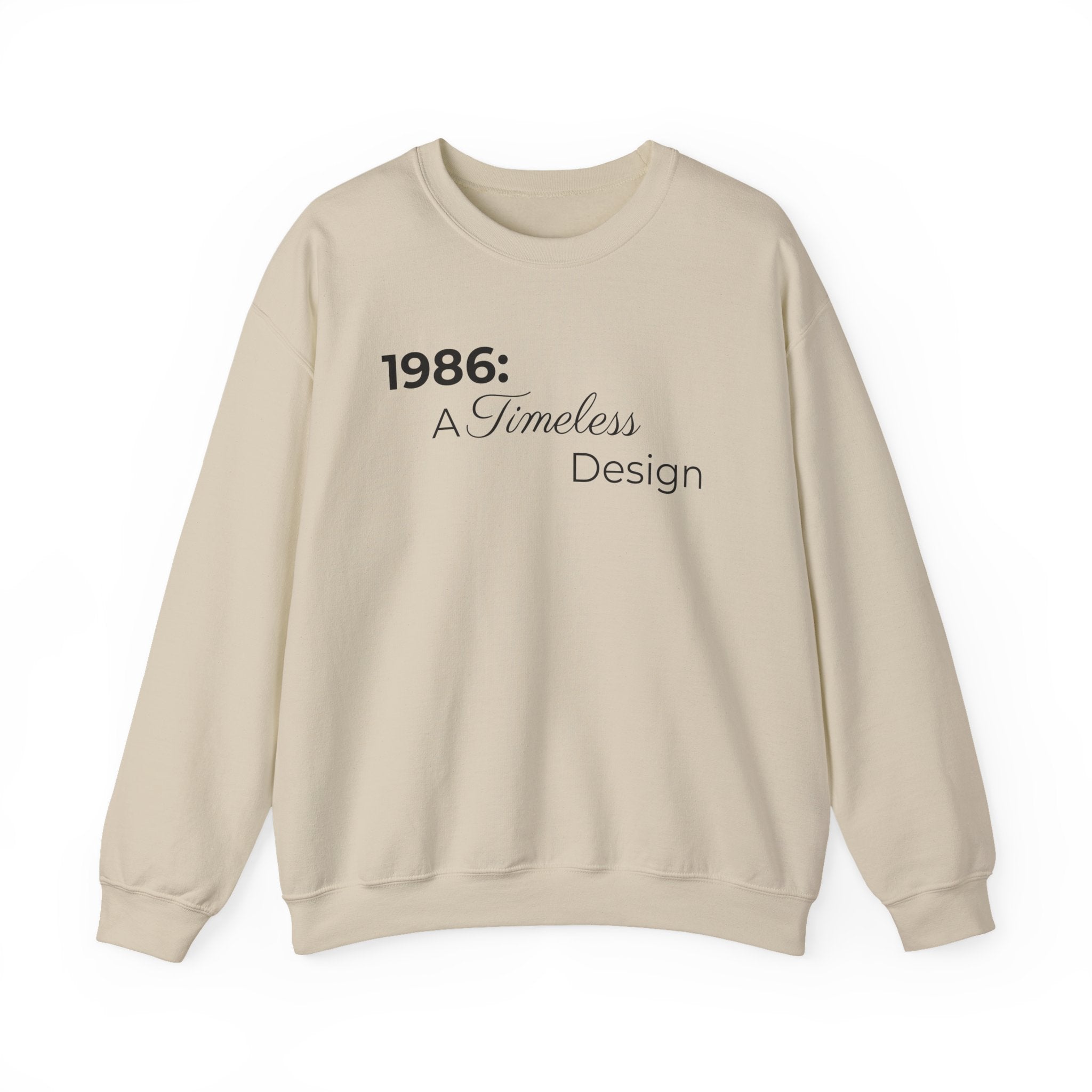 1986: A Timeless Design Sweatshirt