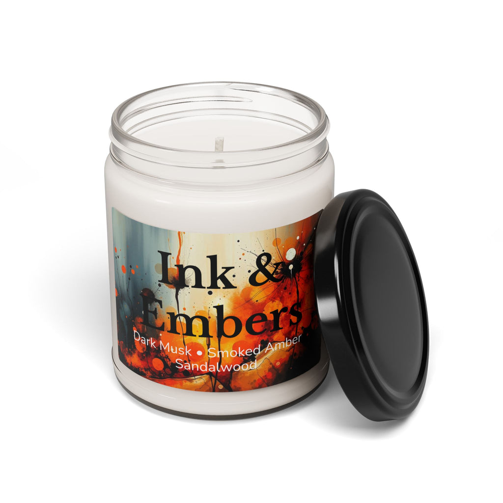 Dark Musk & Smoked Amber Soy Candle ‚Äî Sandalwood 9oz