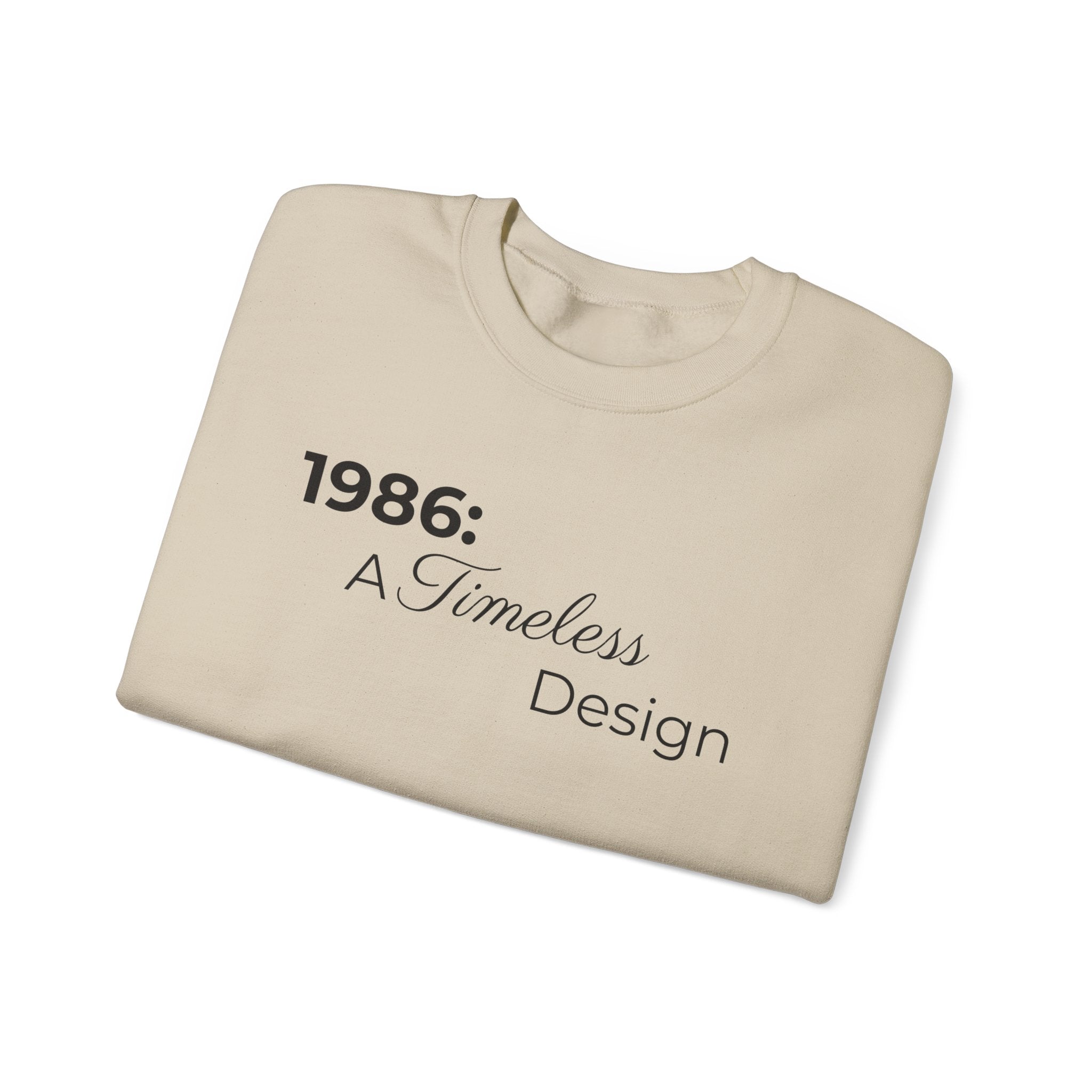1986: A Timeless Design Sweatshirt