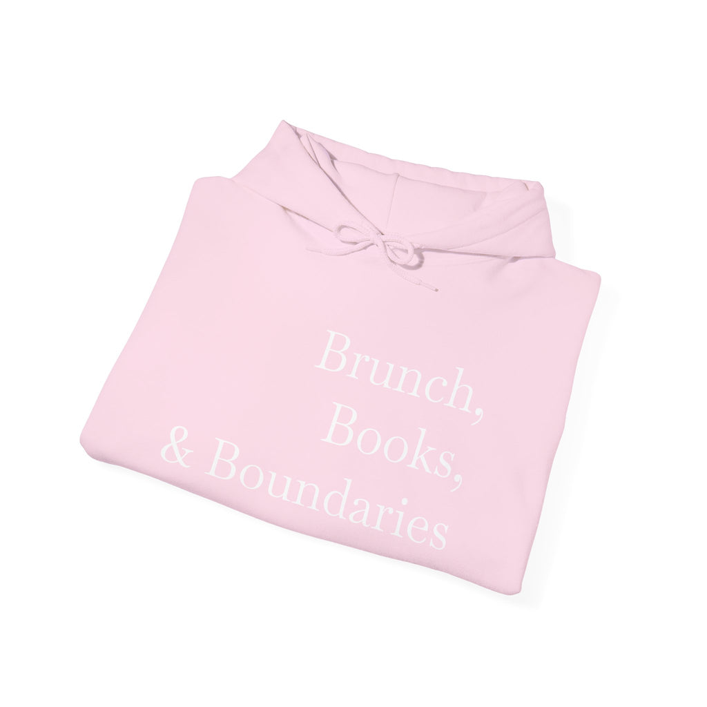 Brunch, Books & Boundaries Hoodie - Sweatshirt for Book Lovers