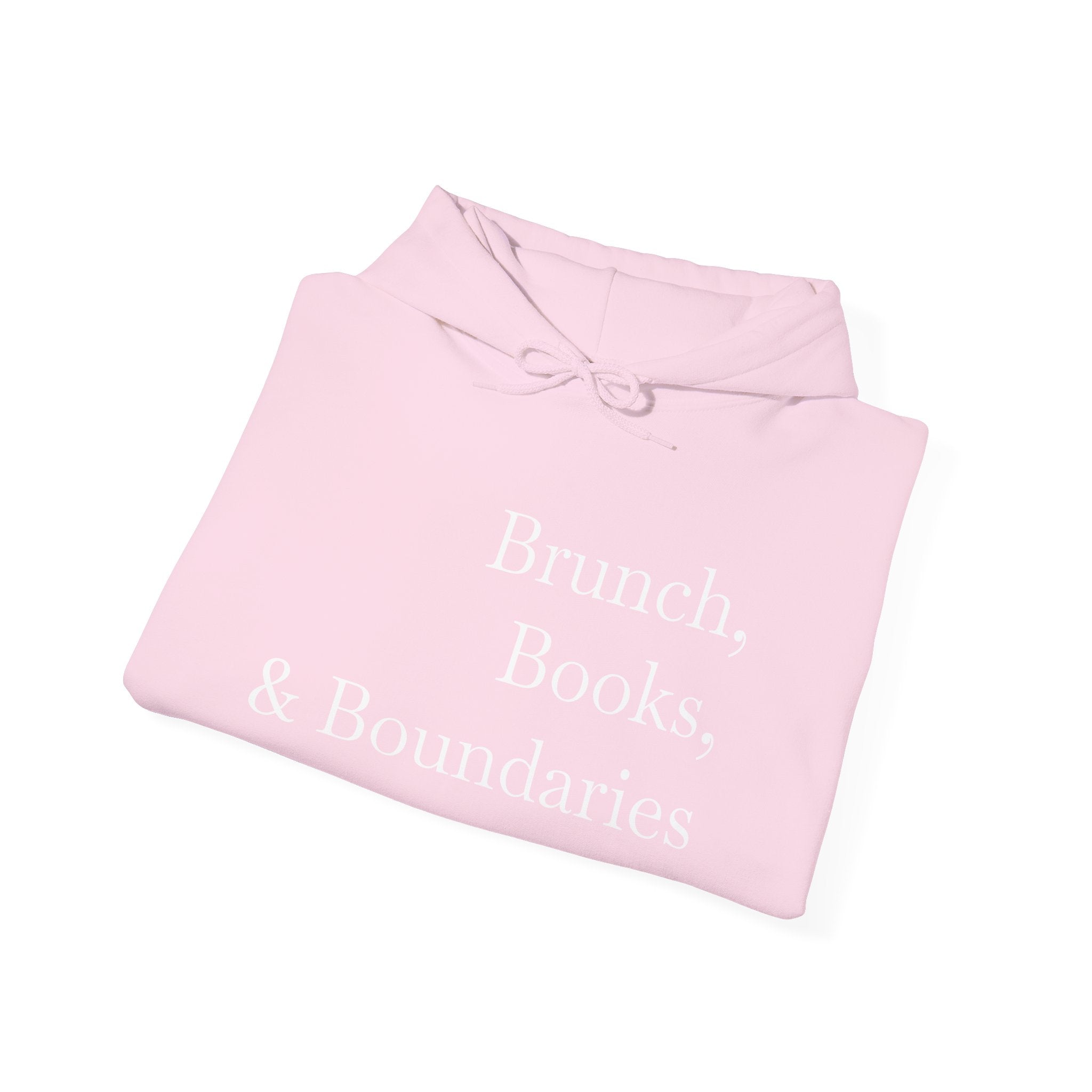 Brunch, Books & Boundaries Hoodie - Sweatshirt for Book Lovers