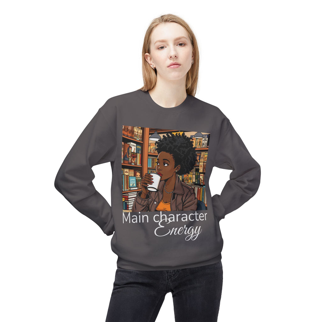Cozy Illustrated Sweatshirt, Comfortable Crewneck for Book Lovers, Perfect Gift for Readers and Writers, Cute Cozy Wardrobe Essential, [...]