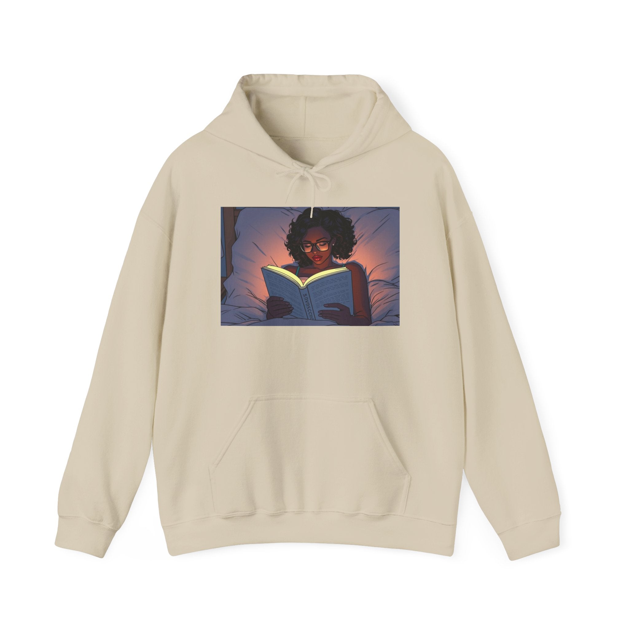 Reading Hoodie - "Approach Quietly" Cozy Booklover Pullover