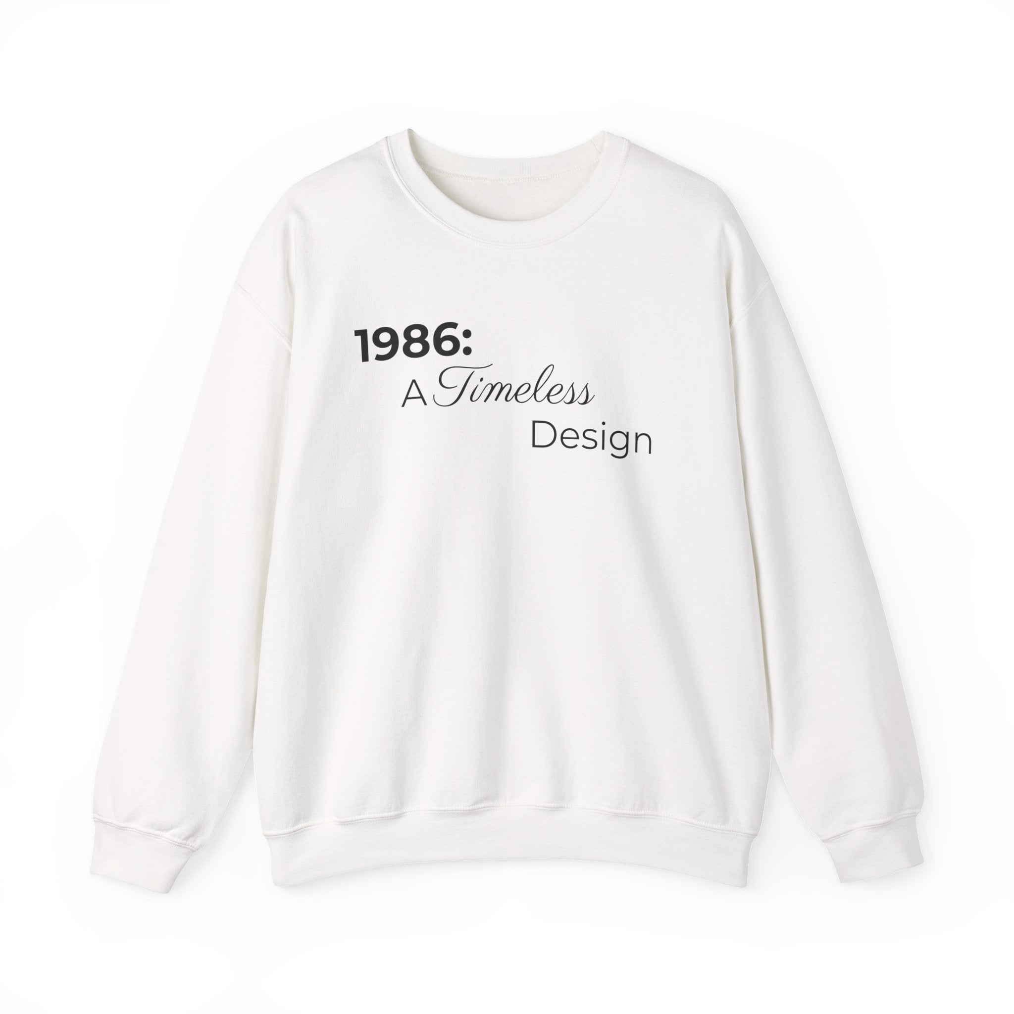 1986: A Timeless Design Sweatshirt